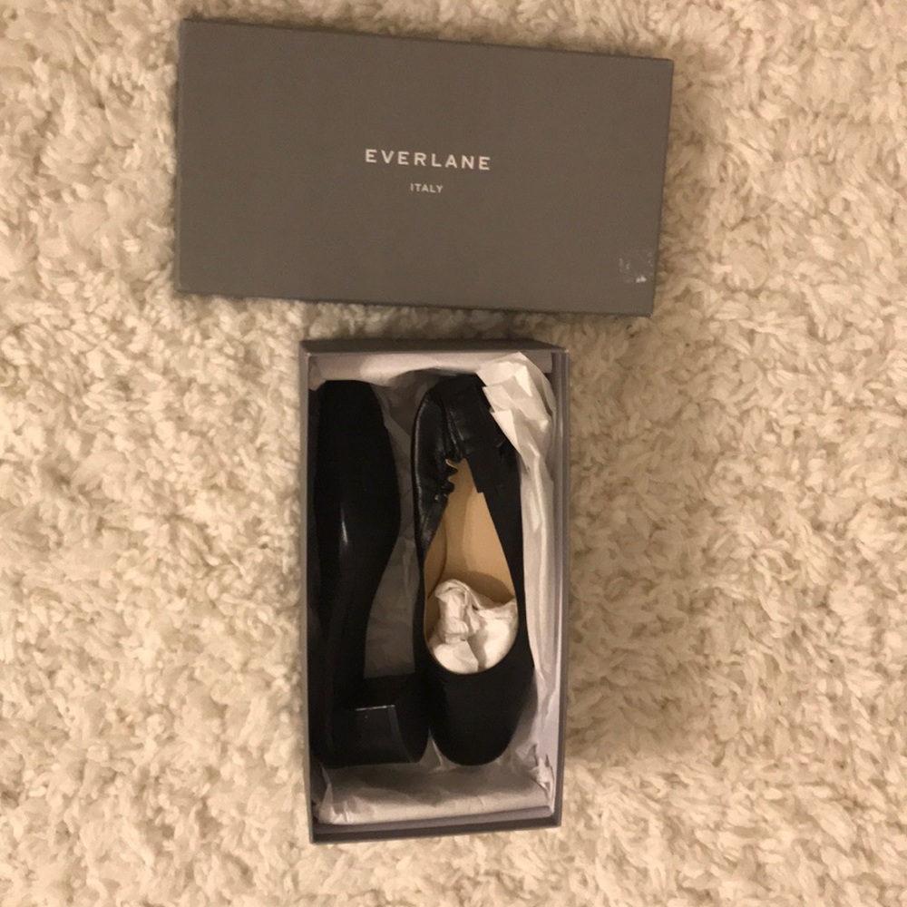 Everlane Day Heel in Black